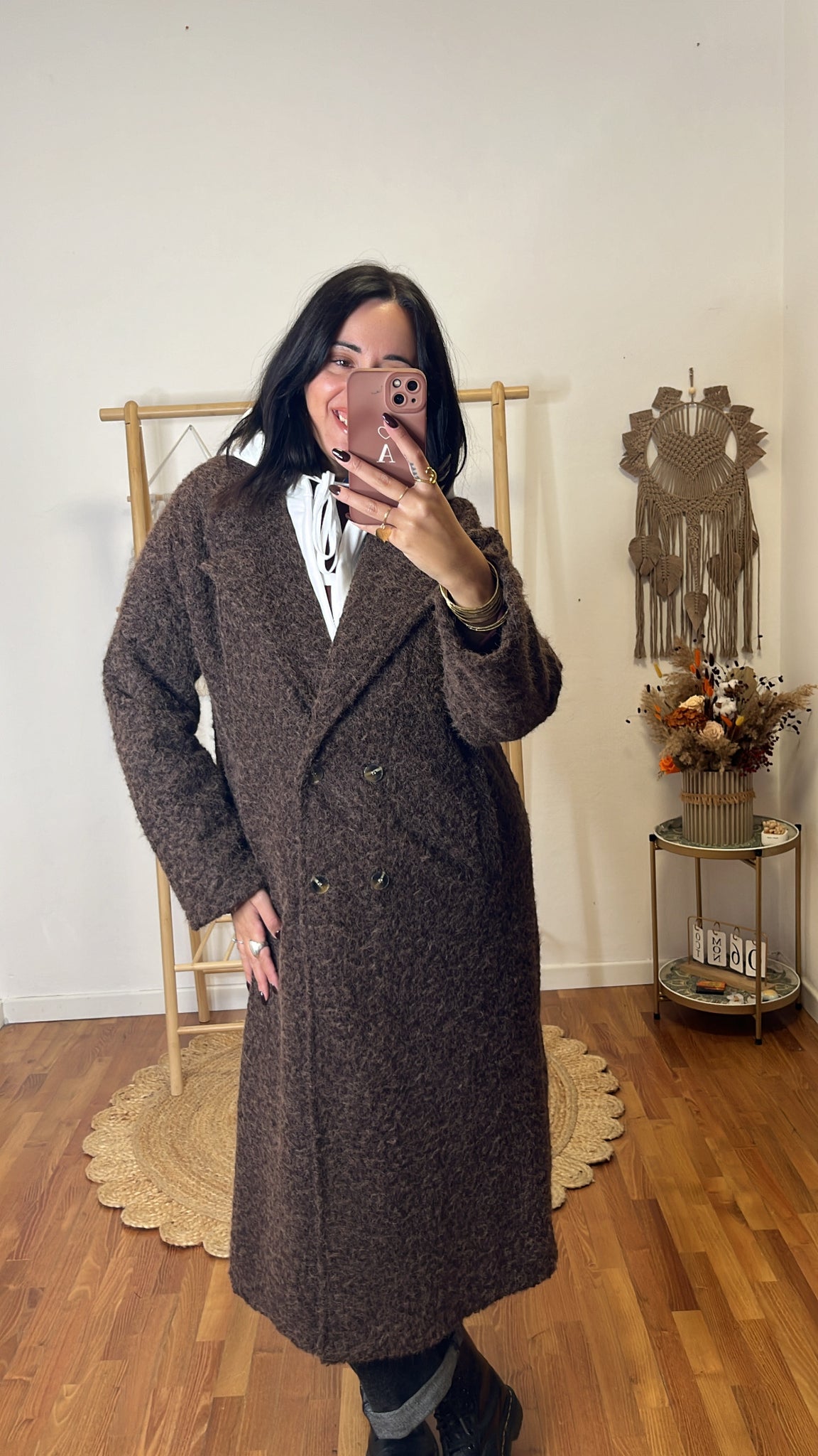 Cappotto Anna cioccolato