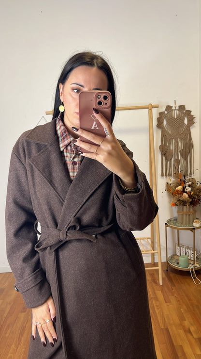 Cappotto Elsa cioccolato