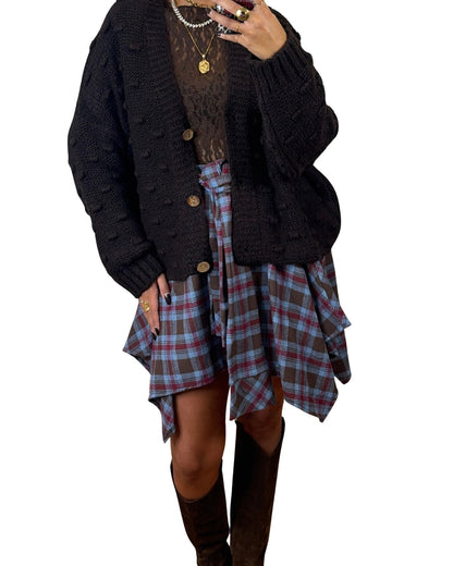 Cardigan testa di moro