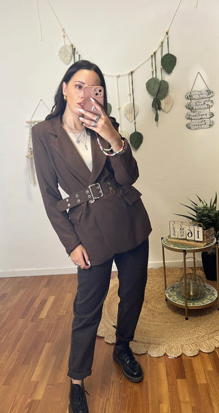 Blazer Valentina cioccolato