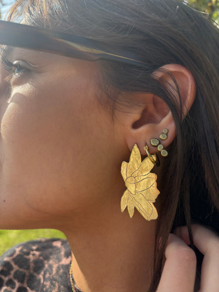 Orecchini “Fiore di loto” big