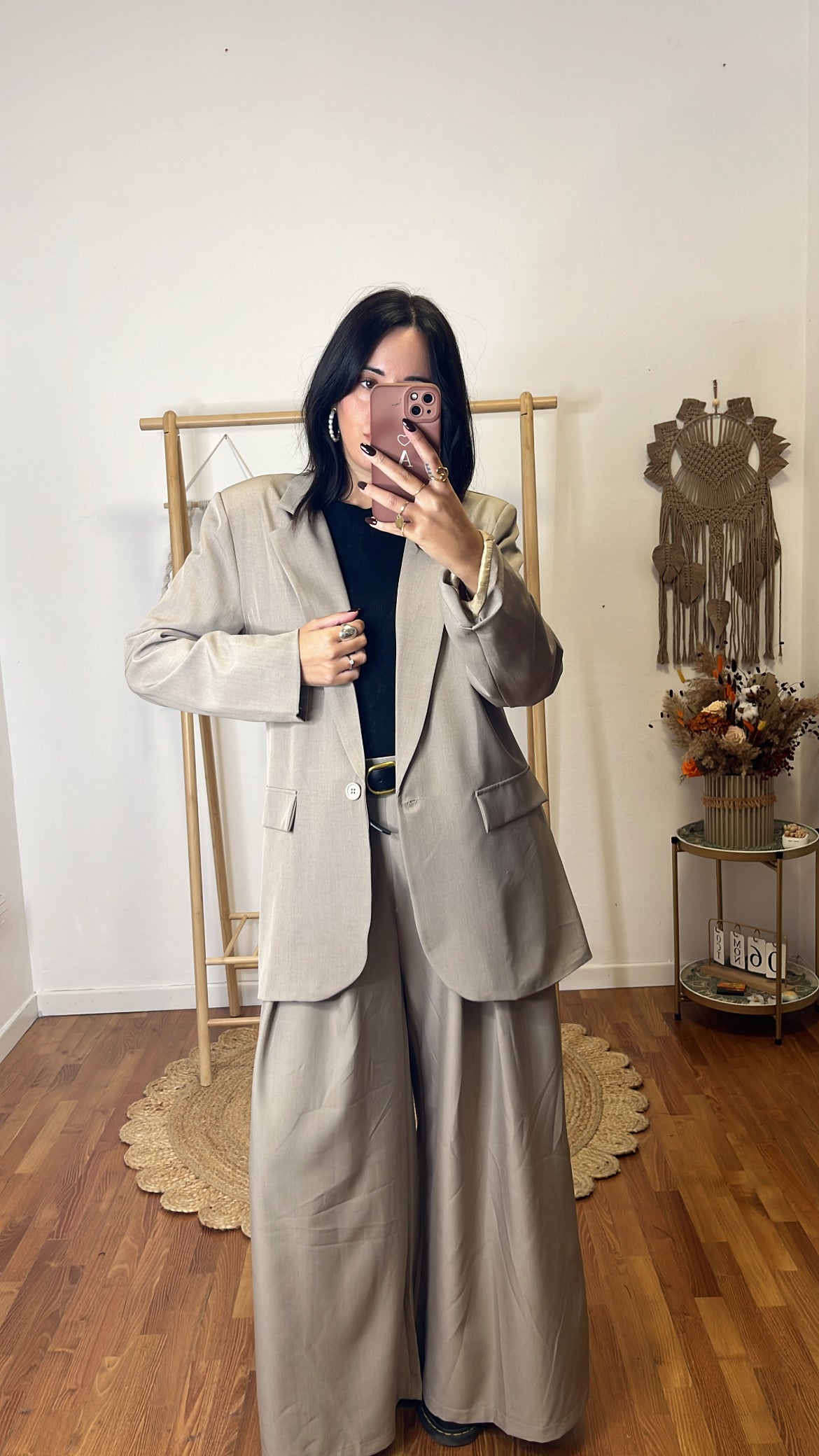 Blazer Rosa beige