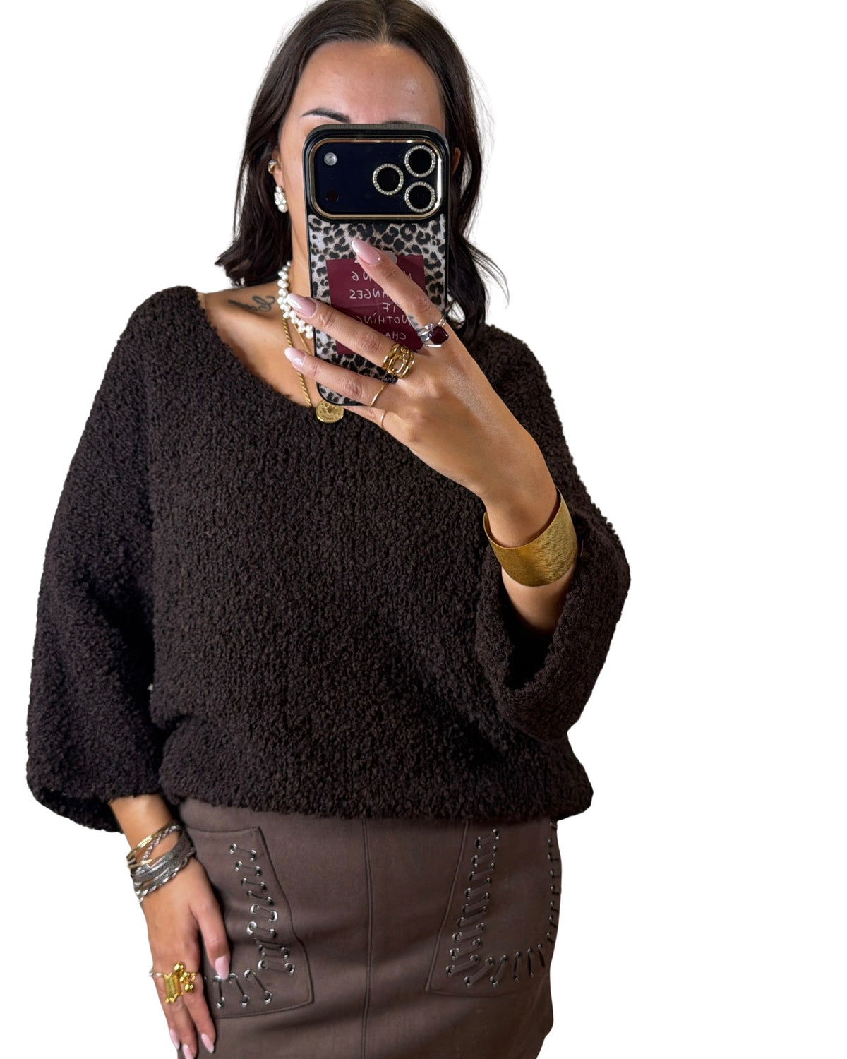 Maglione cioccolato