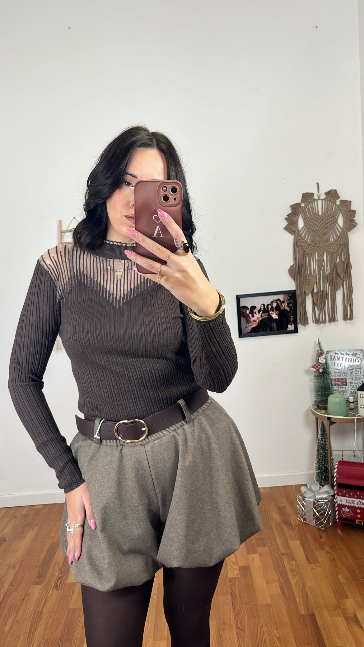 Maglia Samantha caffè