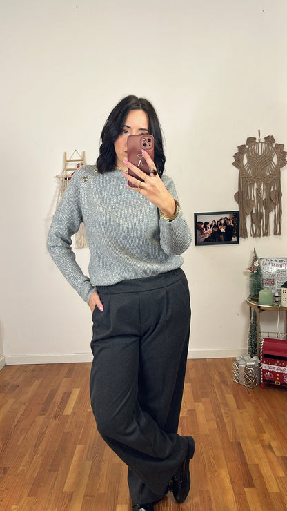 Pantalone Giorgia grigio antracite
