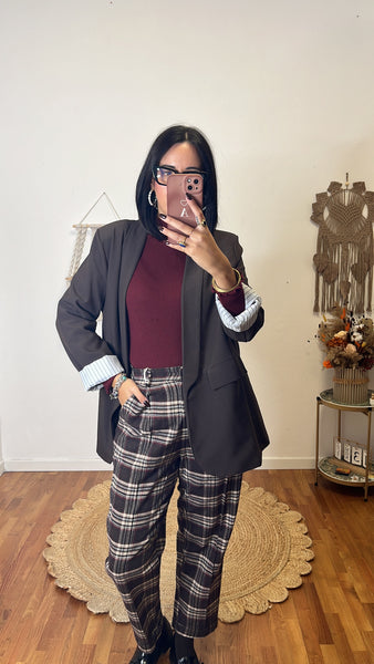 Blazer Sophia cioccolato fondente