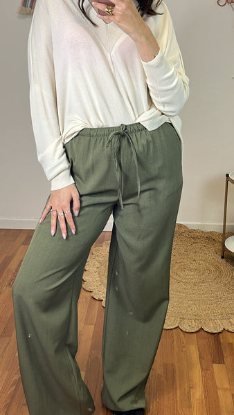 Pantalone Caterina verde militare