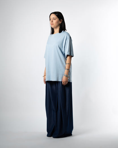 T-shirt basic celeste