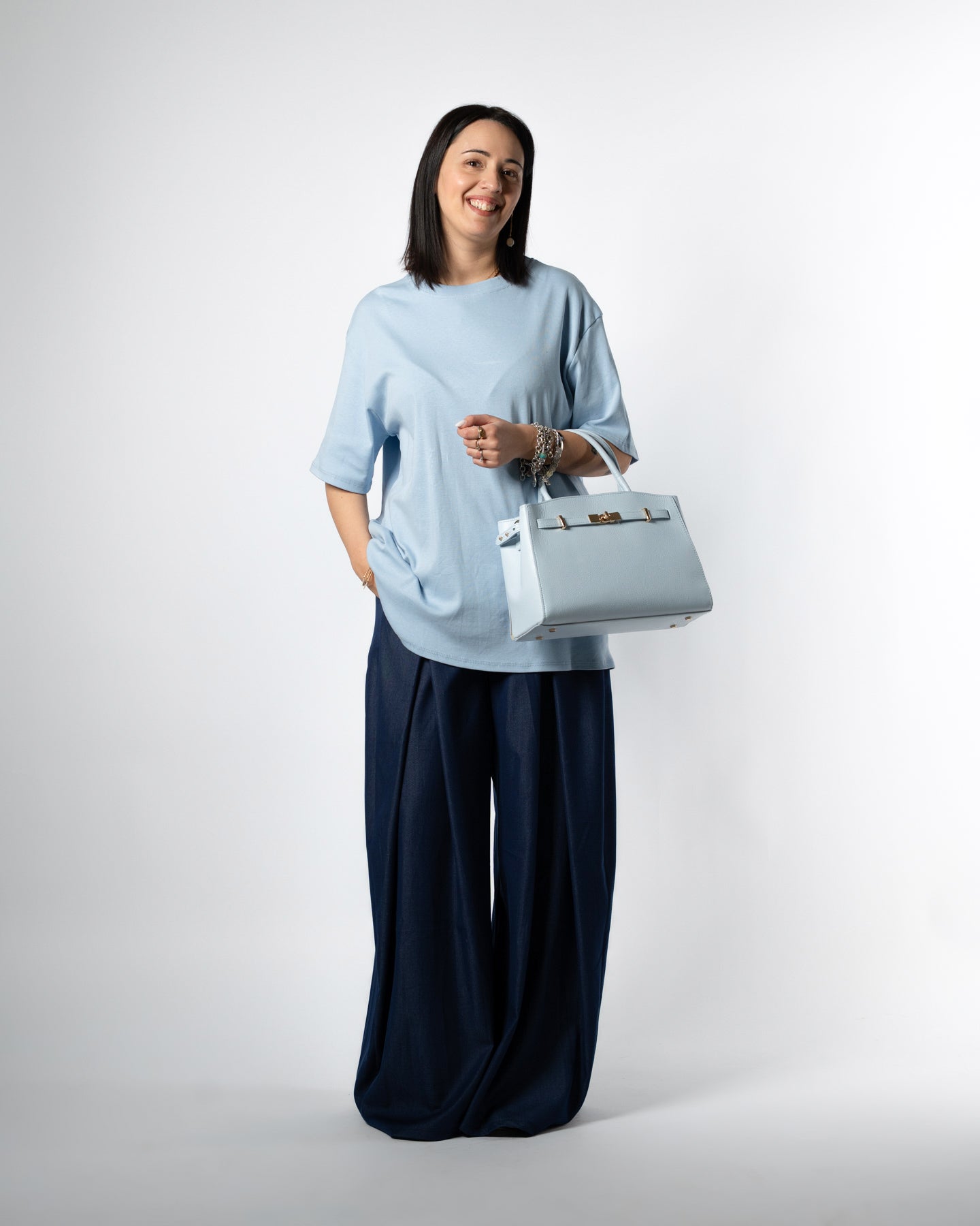 Borsa celeste baby