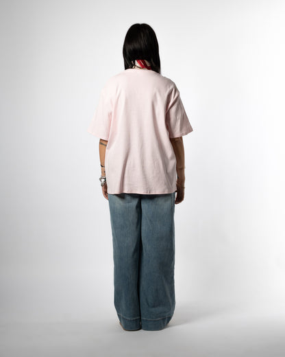 T-shirt basica rosa baby