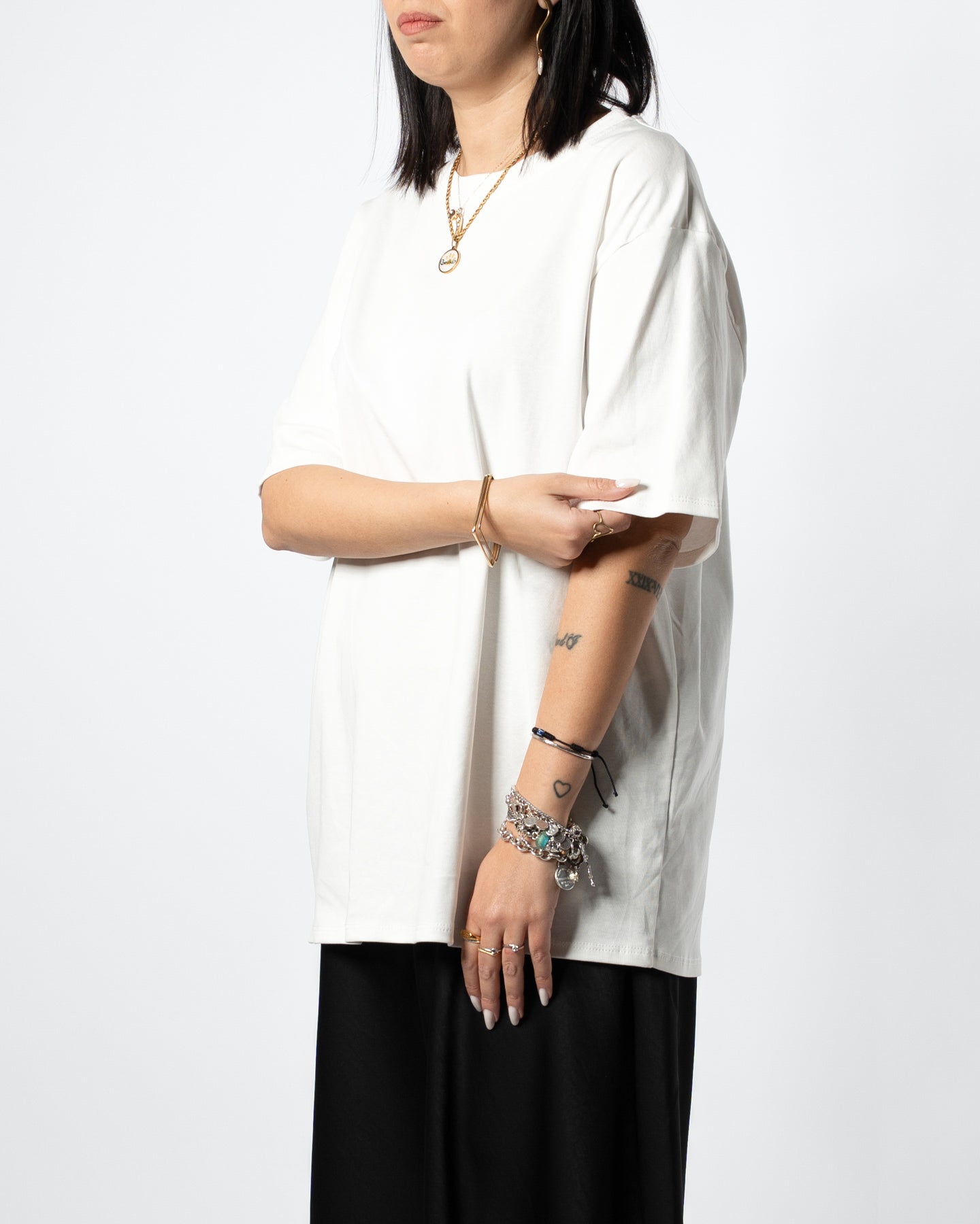 T-shirt basic bianco