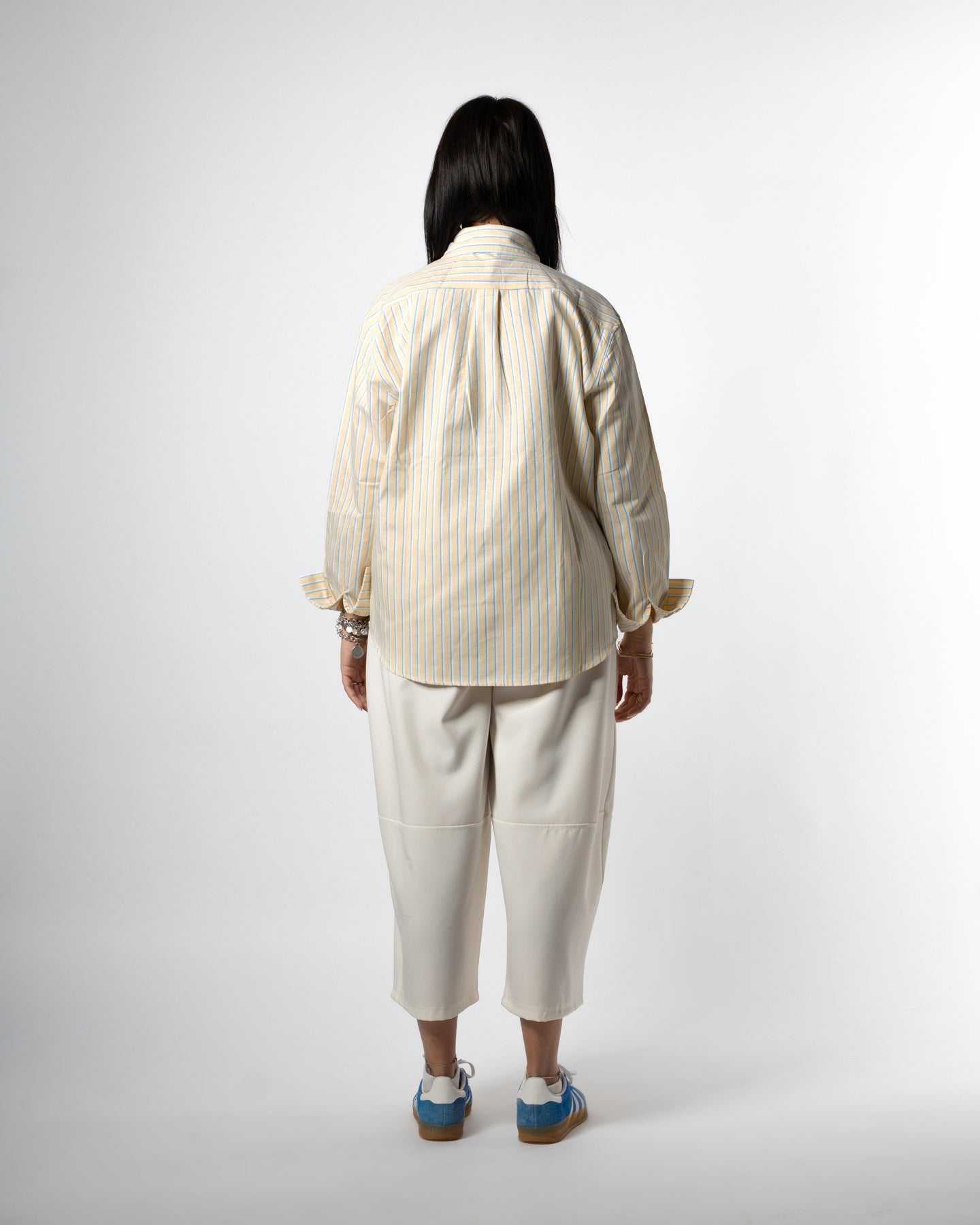 Camicia gialla righe