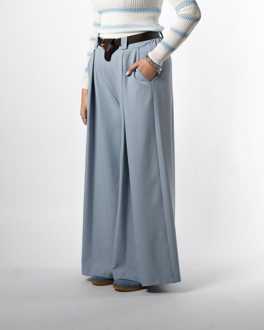 Pantalone palazzo carta da zucchero