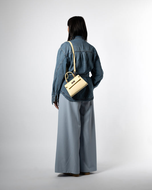 Borsetta giallo burro