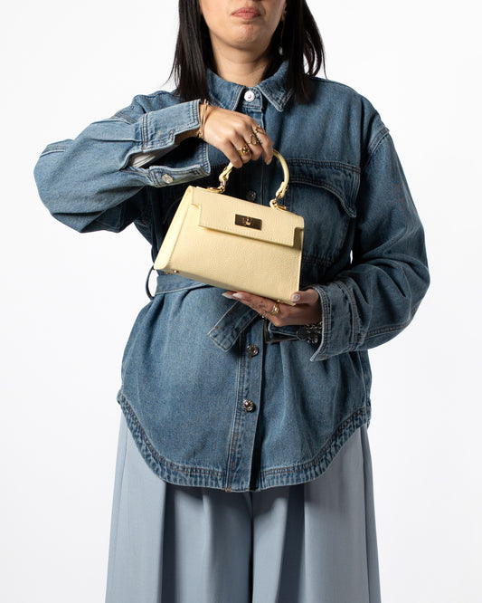 Borsetta giallo burro