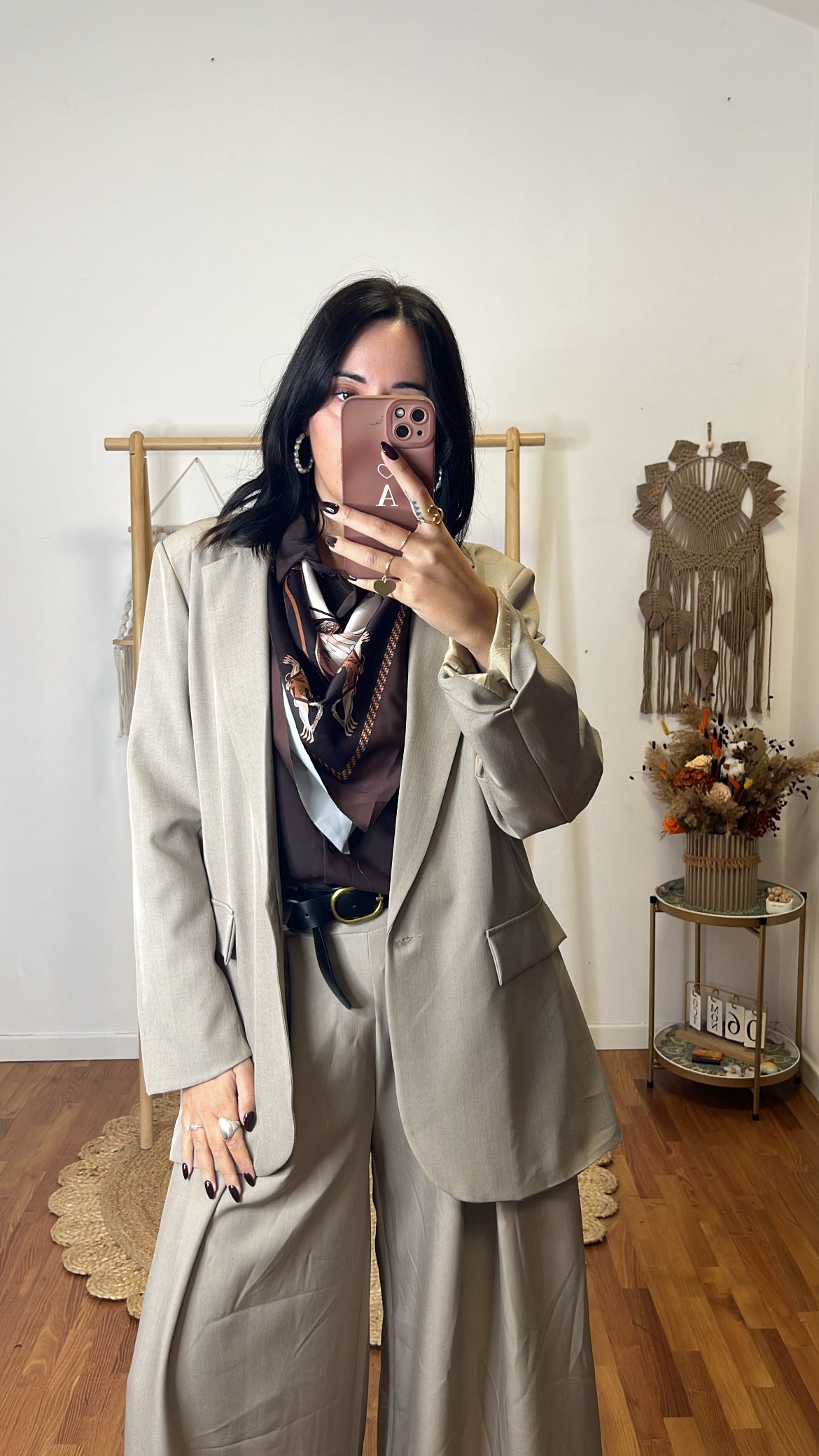 Blazer Rosa beige