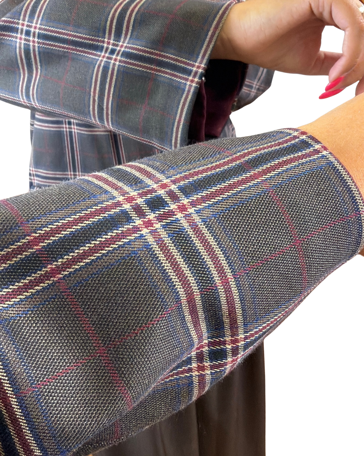 Blazer moira tartan