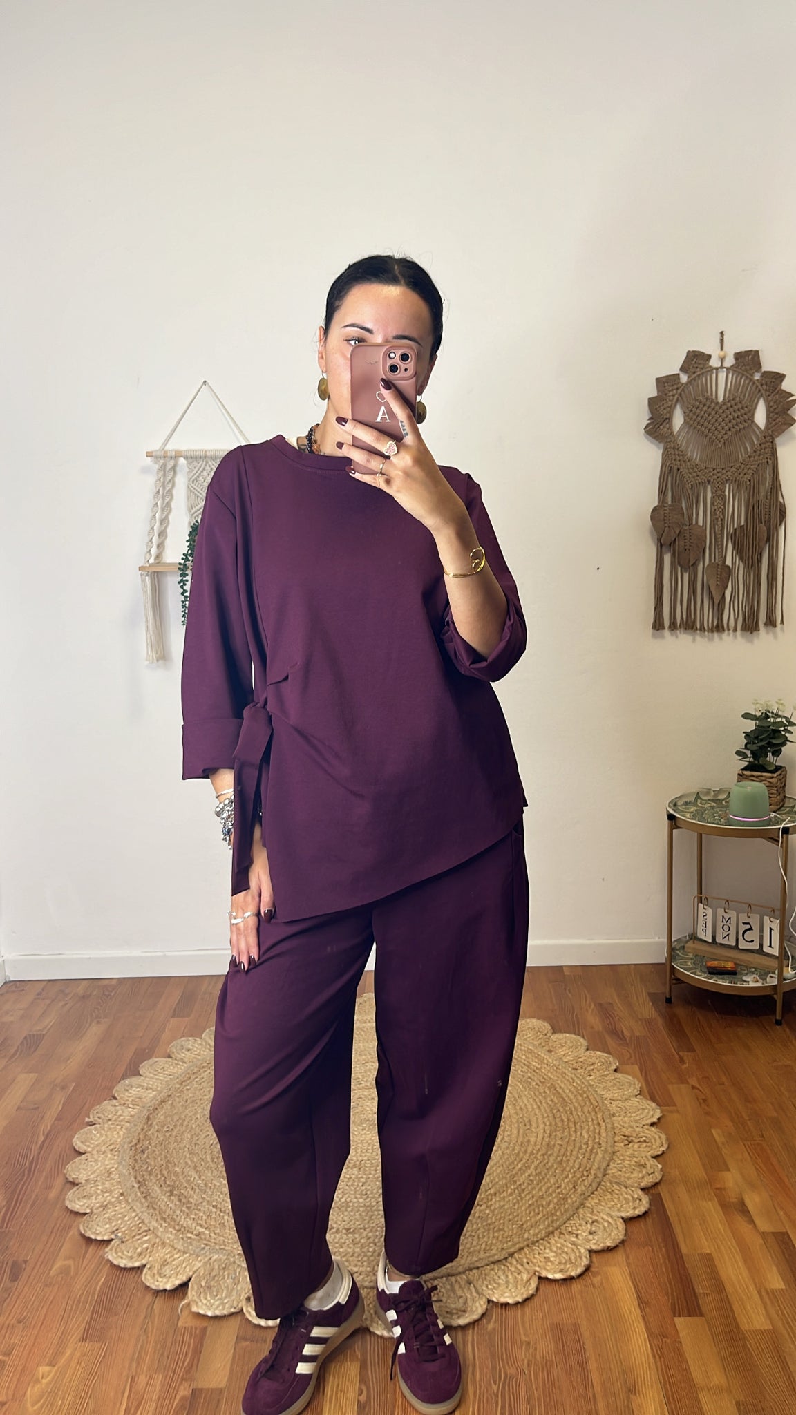 Tuta Penelope burgundy