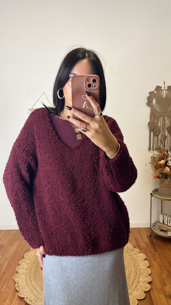 Maglione Jessica burgundy