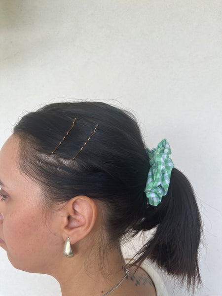 Scrunchies bianco verde