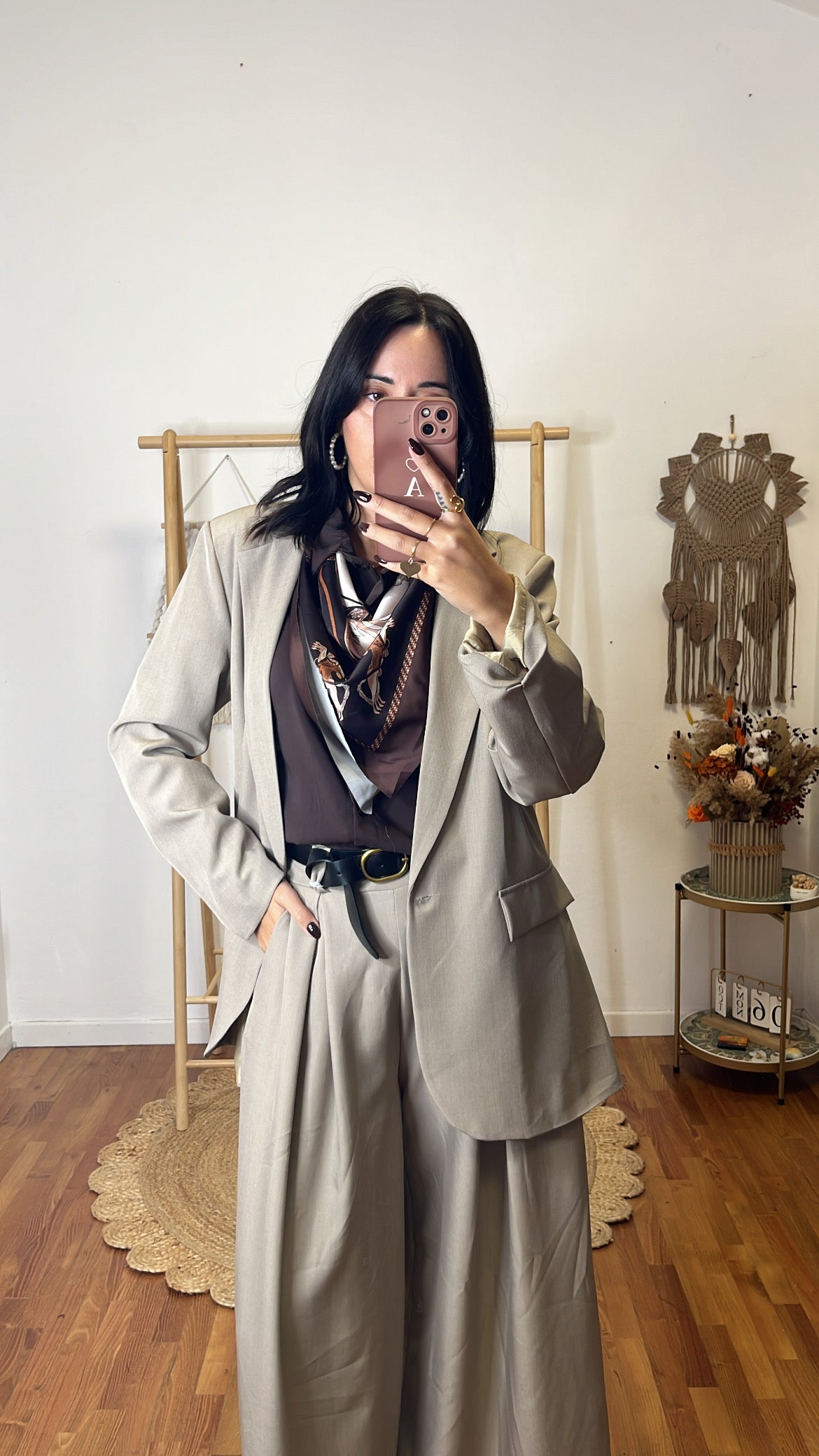 Blazer Rosa beige