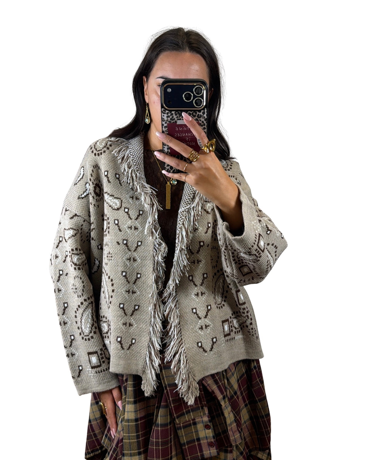 Cardigan beige