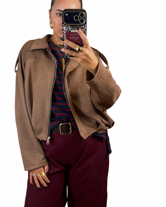 Bomberino suede