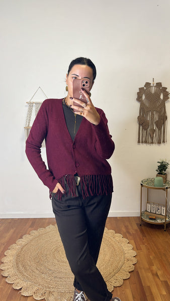 Cardigan Elide burgundy