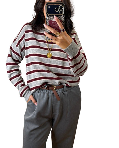 Maglione righe