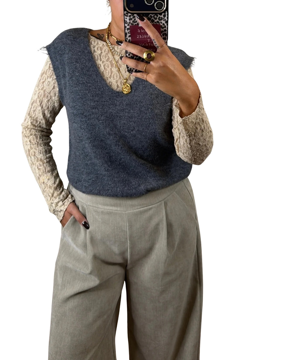 Gilet grigio