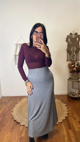 Gonna Anastasia grigio