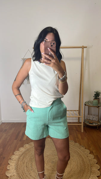 Shorts Piper verde menta