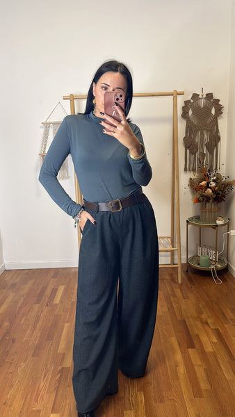 Pantalone Elsa grigio piombo