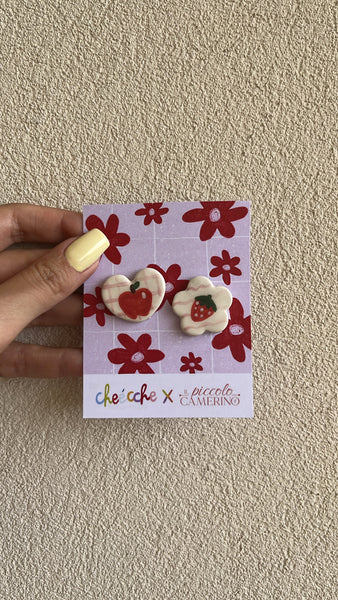 Orecchini “Sei Bellissima” rosa
