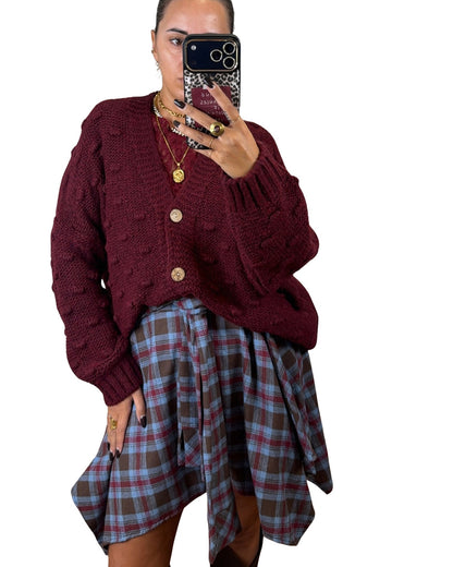 Cardigan bordeaux