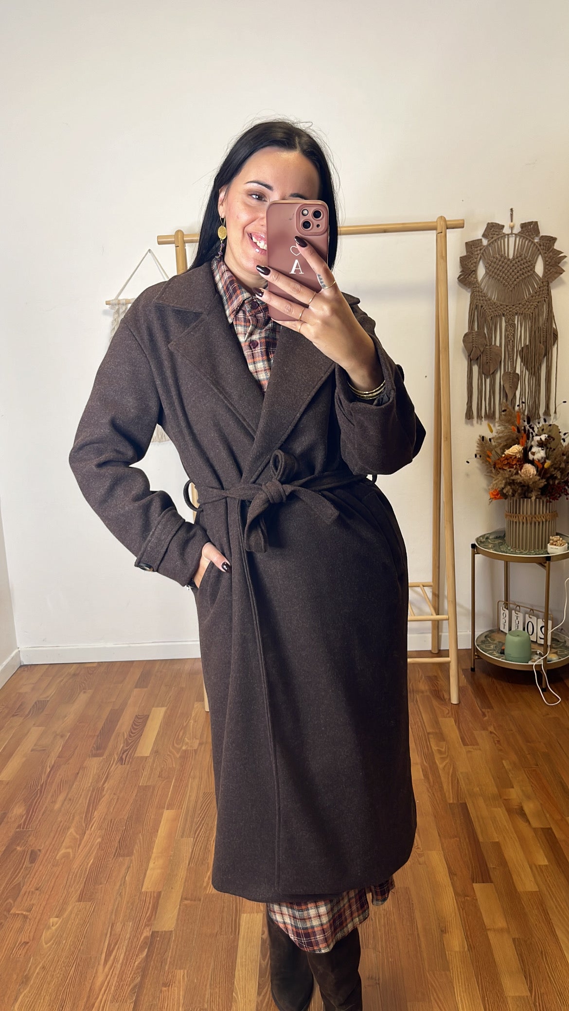 Cappotto Elsa cioccolato