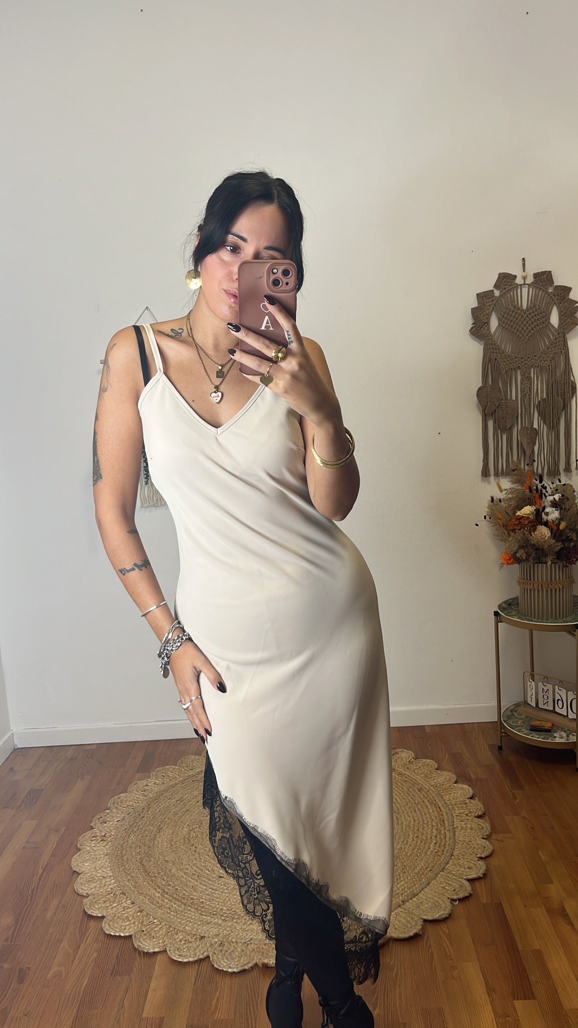 Slip dress Taylor beige
