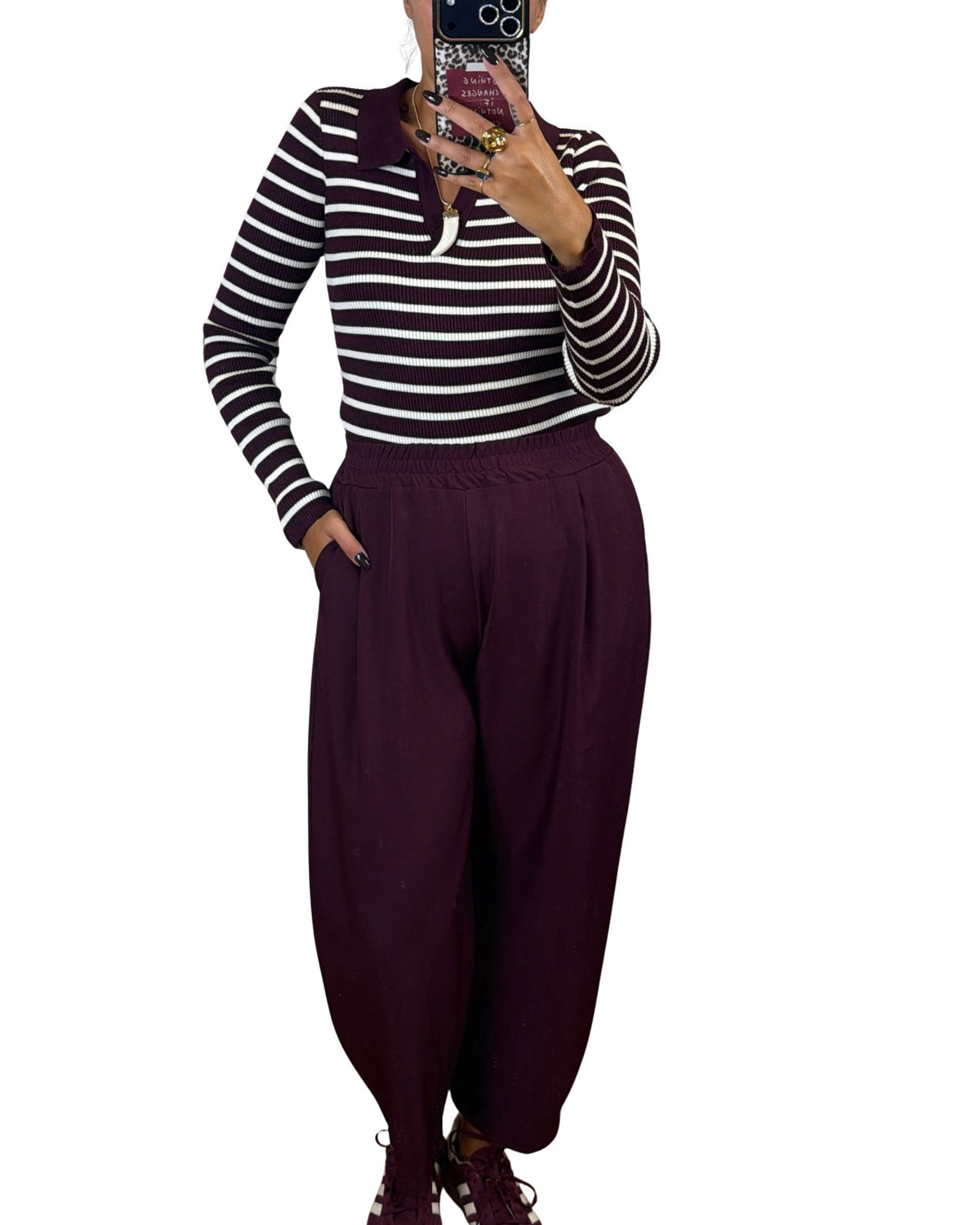 Pantalone prugna
