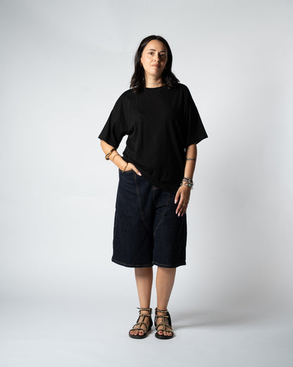 T-shirt cuore nera