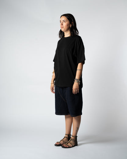 T-shirt cuore nera