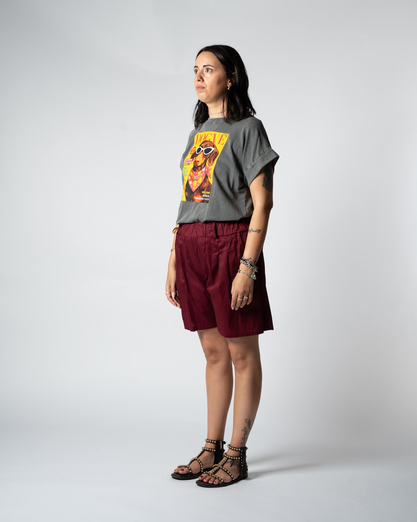 Shorts bordeaux