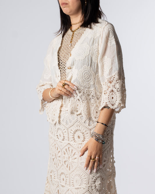 Camicia macramè