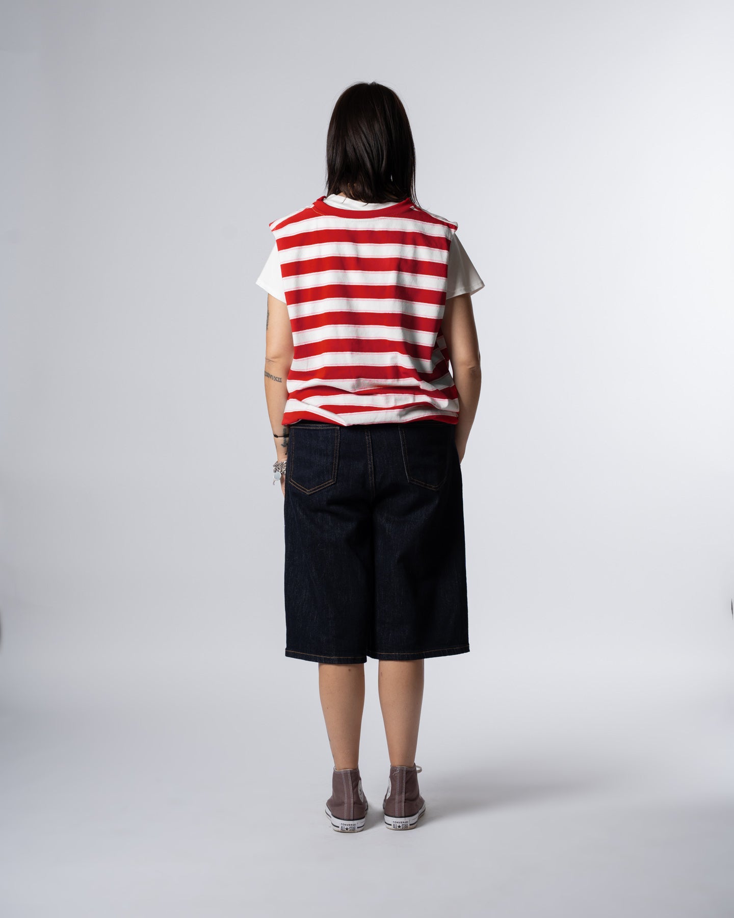 T-shirt riga rosso