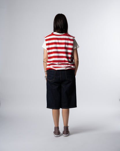 T-shirt riga rosso