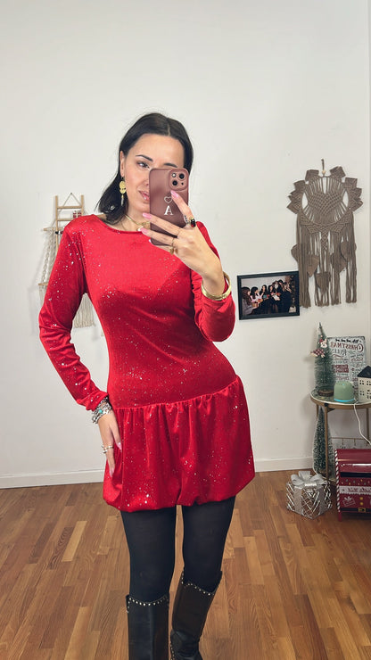 Abito Christmas rosso