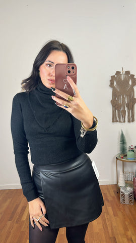 Sciarpa triangolo nero