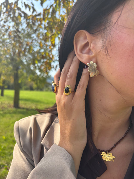 Orecchini “Fiore di loto” small