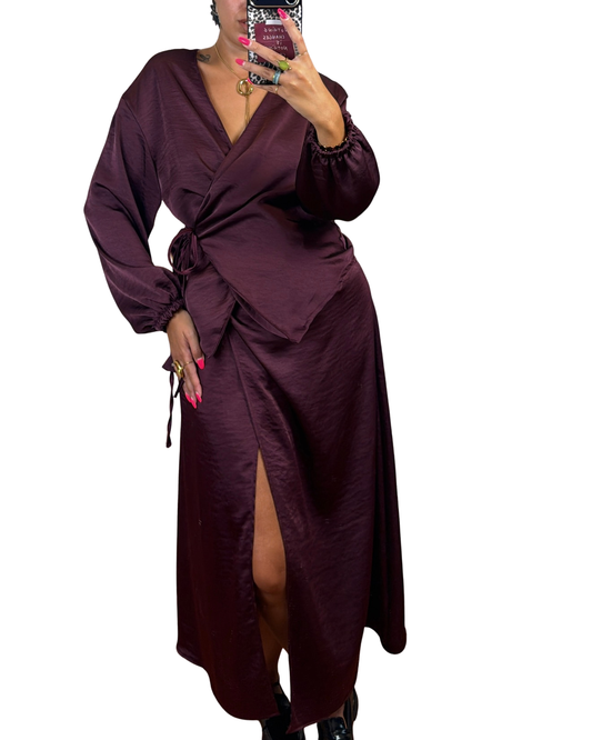 Camicia prugna
