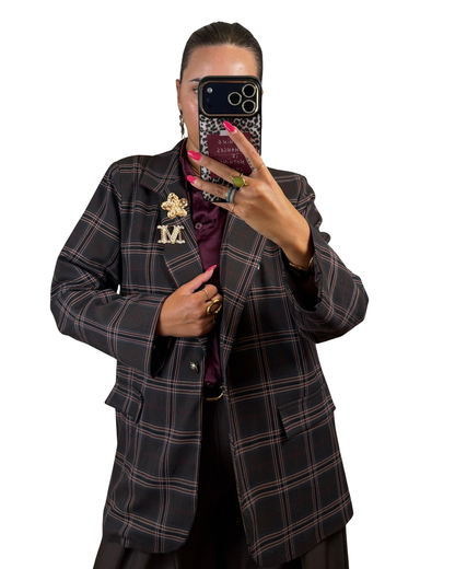 Blazer moira tartan