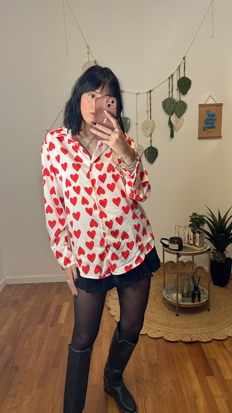Camicia cuoricini
